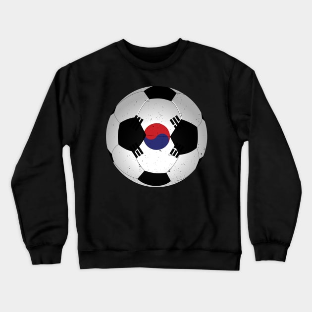 Soccer, South Korea  soccer design, South Korean Flag Crewneck Sweatshirt by maro_00